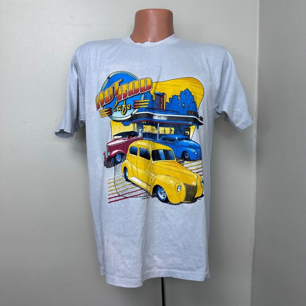 Vintage 1990s Hot Rod Cafe Memphis TN T-Shirt, Cal Cru Size Large
